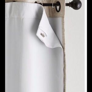 Pottery Barn Blackout Curtain Liners- set of 2